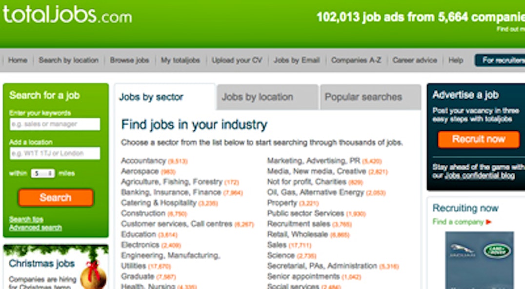 best sites for job hunting the good web guide good job hunting sites