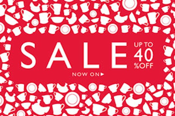 The 23rd - Emma Bridgewater The sale is now on! Get up to <B>40% off</B> hundreds of pieces, 6-for-5 on mugs, bowls and plates, plus two special patterns produced just for the sale.