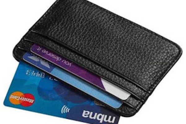 Festive Glories This gift boxed Italian nappa leather credit card holder from Byron & Brown has seven slots, with space to hold bank notes/receipts. Available in black or brown, £15. <B>20% off</B> quoting code <B>GWG20</B>. Ends 31 Dec 2015.
