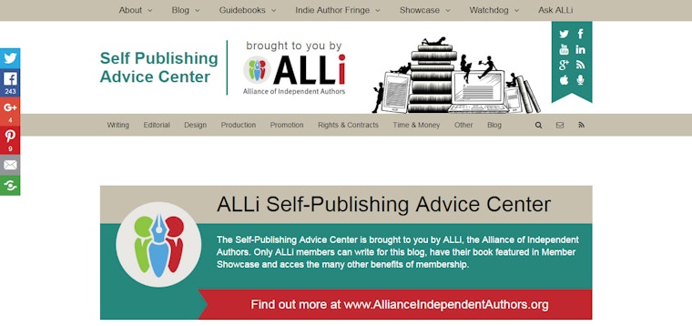 Alli Self Publishing Advice Center