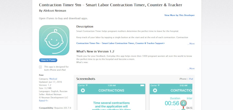 Contraction App