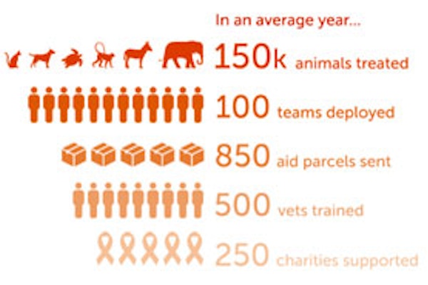 WVS Charity category. Worldwide Veterinary Service is committed to improving animal welfare globally.
