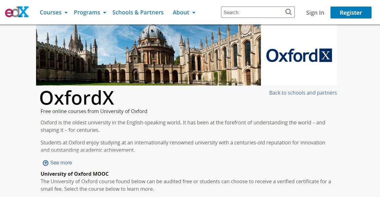 Oxford University Online Course | The Good Web Guide