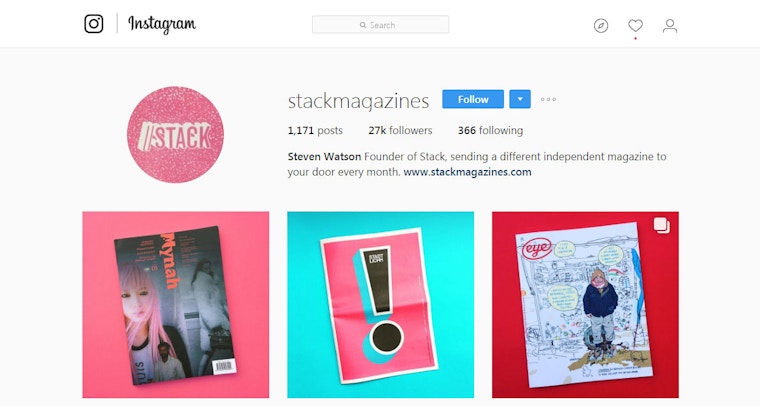 Stack Magazines on Instagram