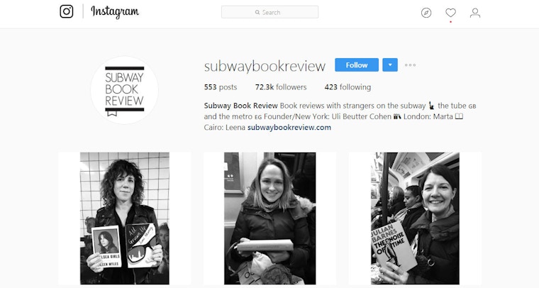 Subway Book Review on Instagram