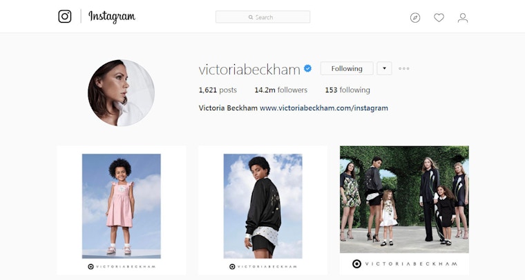 Victoria Beckham on Instagram