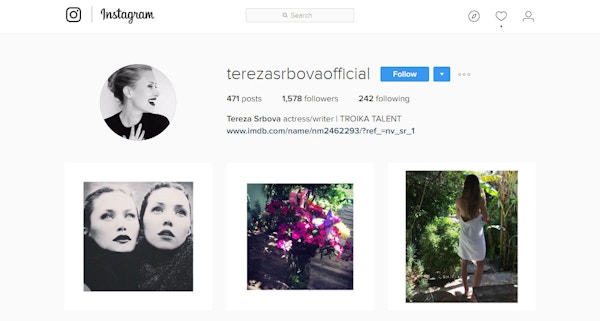 Terezasrbova Official on Instagram