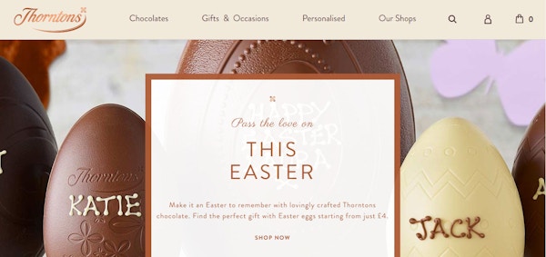 Easter Eggs from Thorntons