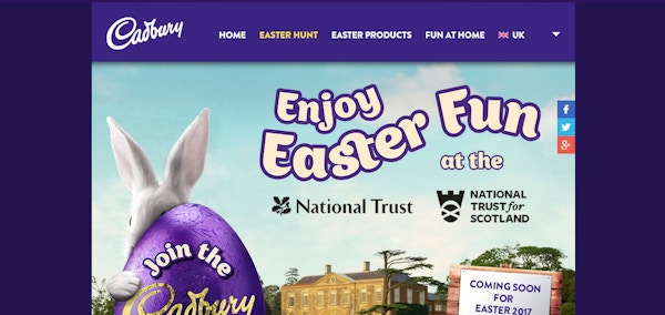 Cadbury Easter Egg Hunts