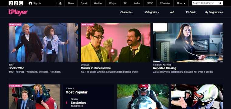 BBC iPlayer Film Streaming App