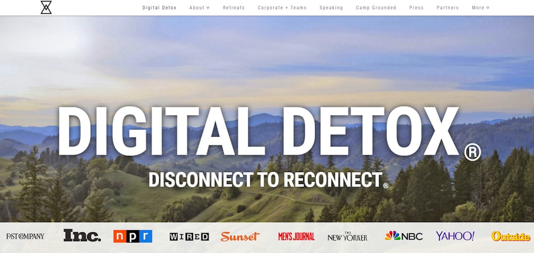 The Best Digital Detox Retreats Website Reviews The Good Web Guide
