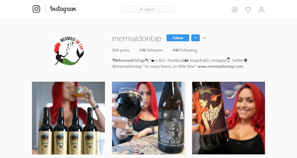 Craft Beer Influencers Mermaid on Tap