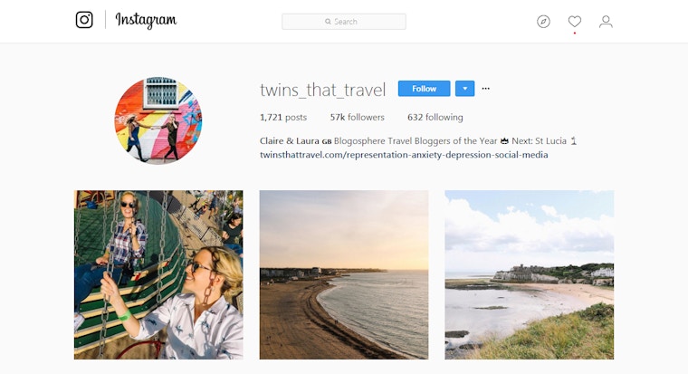 Twins That Travel on Instagram