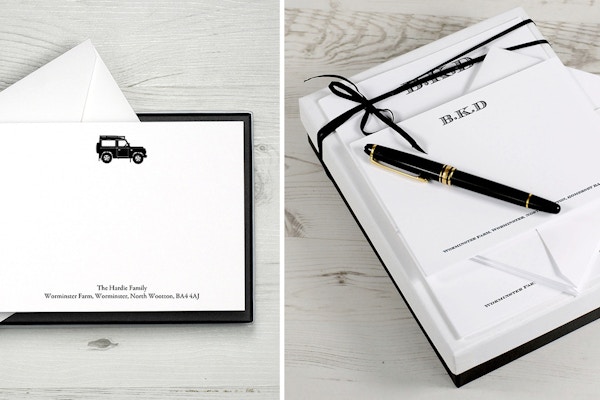 HoneyTree Publishing He knows thank you letters always beat emails. Order him premium bespoke stationery and create a lasting impression. 10% off with code GWG17.