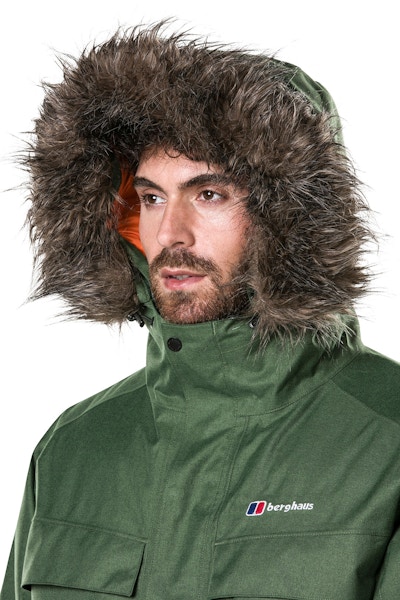 Men’s Hudsonian Down Insulated Parka Icy cold? Who cares? Give him this fully waterproof winter parka, stuffed with insulating duck feathers, and he’ll stay warm and dry.