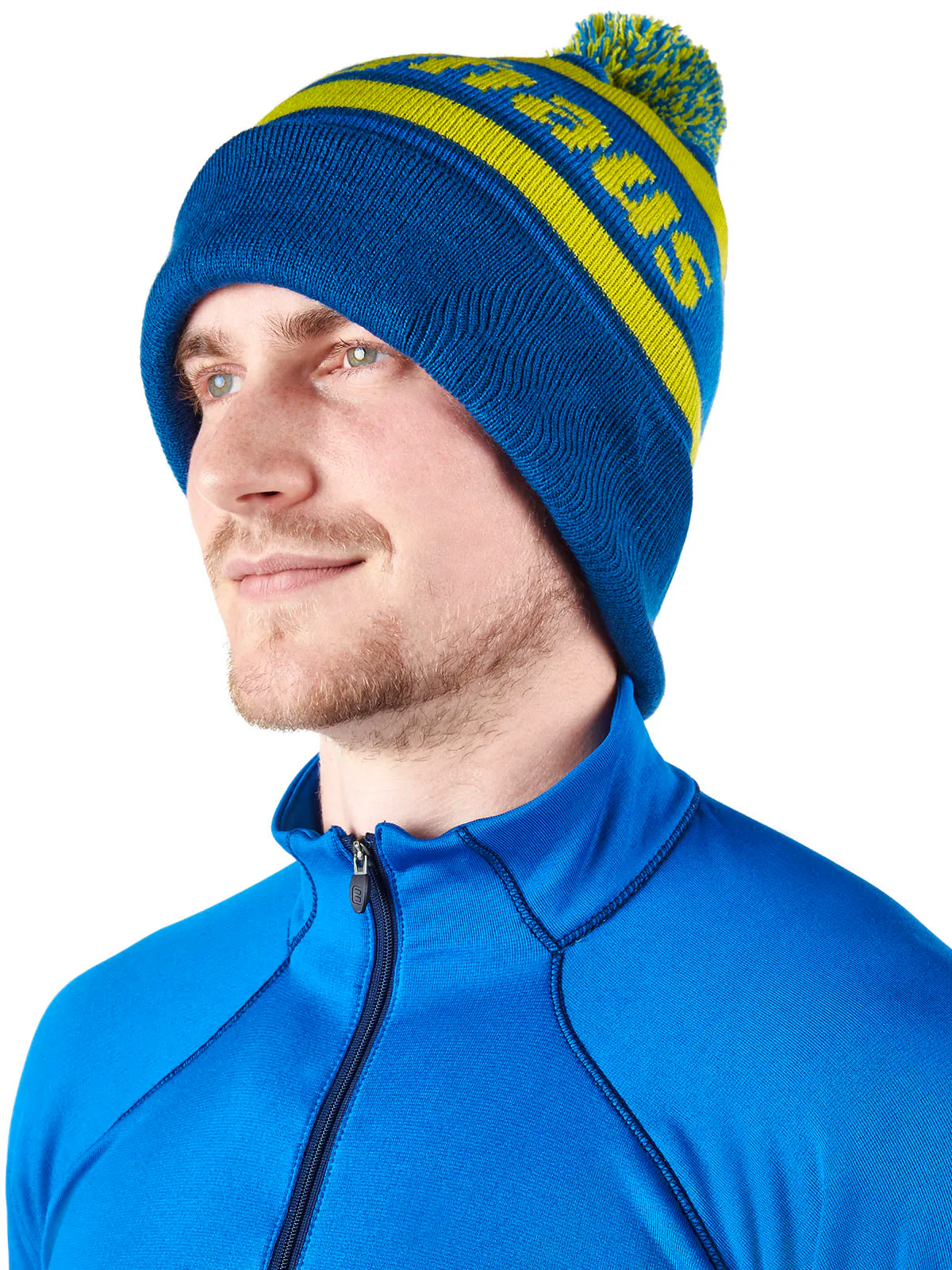 Men's Berg Beanie We’re always suckers for a bobble hat, and this retro ski style hat with pom pom has a super warm headband. He will thank you.