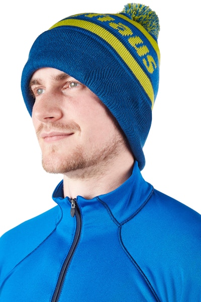 Men's Berg Beanie We’re always suckers for a bobble hat, and this retro ski style hat with pom pom has a super warm headband. He will thank you.