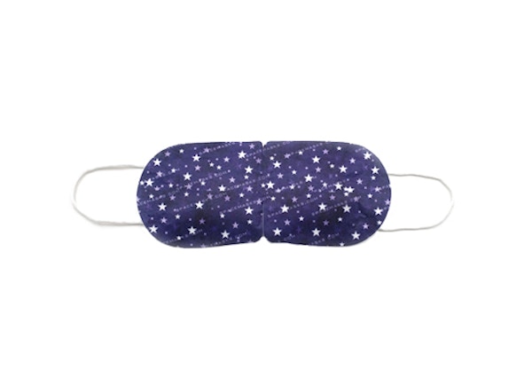 Spacemasks.com Spacemasks warm and alleviate strain on your eyes, which in turn aids in calming you down and relaxing your mind, preparing you for sleep. Available in a pack of five. £16.50
