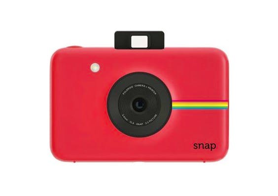 Polaroid Snap Instant Photo Camera In a world obsessed with digital snaps and Instagram, we’ve got a lot of love for the return of the Polaroid. As will your recipient. This 10-megapixel camera has a self-timer feature and prints images automatically without any connection to a computer required. That means no more phones languishing lost on your phone. Wonderfully retro, isn’t it?