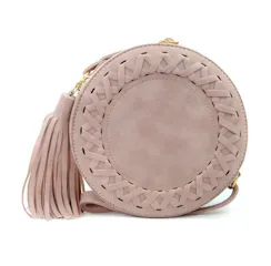 Pink or Grey Circular Messenger Bag £34
