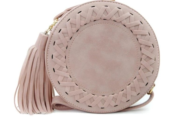 Pink or Grey Circular Messenger Bag £34 