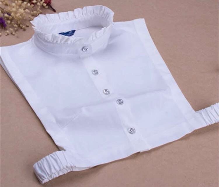 White Cotton Upright Fake Collar £35 