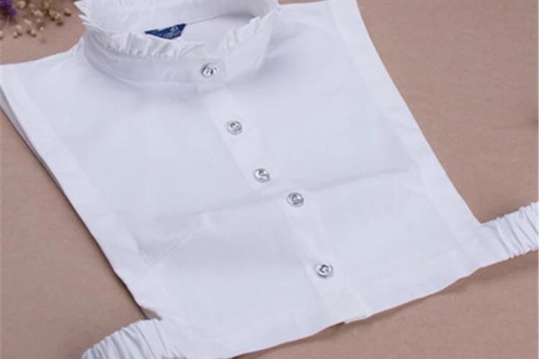 White Cotton Upright Fake Collar £35 