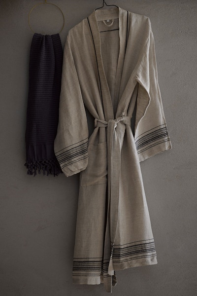 Faraday Robe Sophisticated and comfortable, every day will feel like a holiday in this dressing gown.