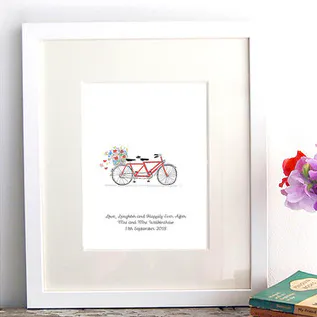 HoneyTree Publishing Nothing is more thoughtful than a personalised gift to celebrate a marriage. Beautifully presented stationery and prints, illustrated or classic. 10% off orders over £20, quoting code justmarried18