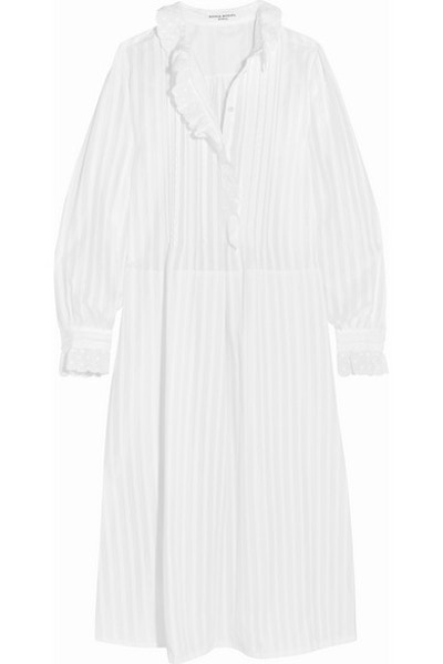 Sonia Rykiel Broderie Anglaise Trimmed Shirt Dress Net a Porter, £550