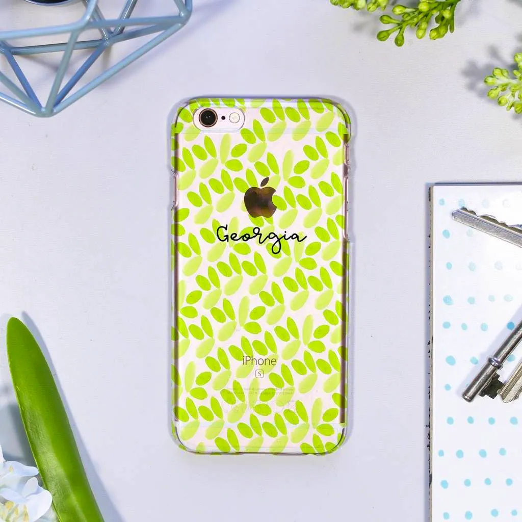 Geometric Personalised iPhone Case Olivia Morgan, £8