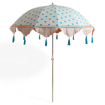 Block printed parasol