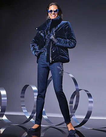 Velvet Quilted Jacket