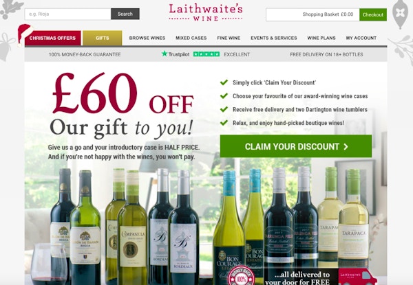 Christmas Wine & Beer - Laithwaite