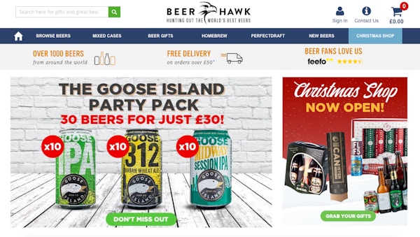 Christmas Wine & Beer - Beer Hawk