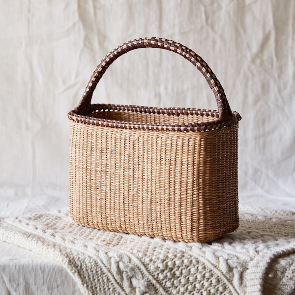 Straw London Bag The lady in your life will go weak at the knees when you present her with anything from this unique edit of vintage straw bags.