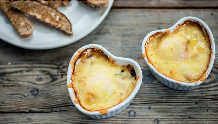 Valentine’s Day Breakfast Baked Eggs Great British Chefs
