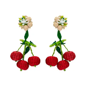 Mercedes Salazar Cherry Earrings