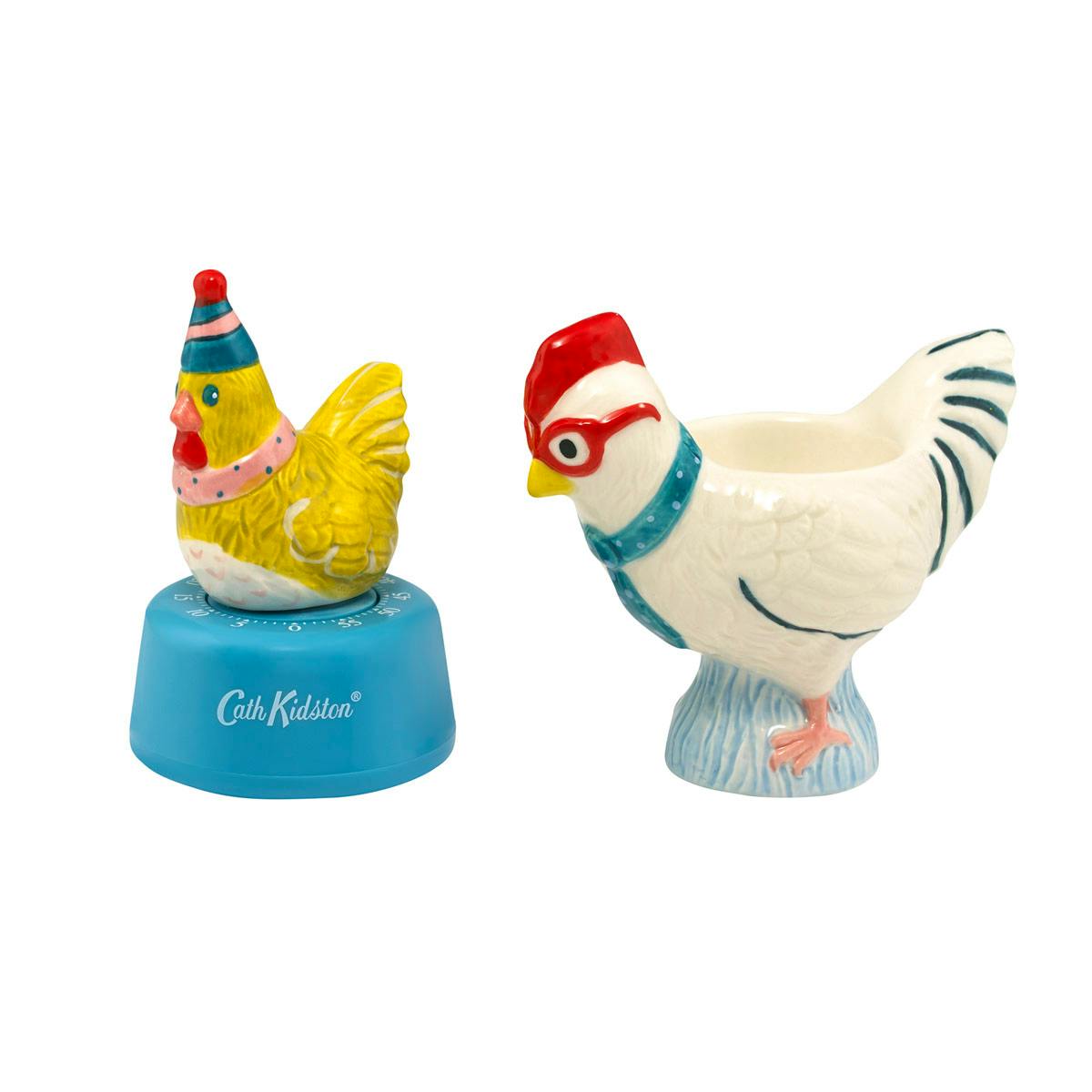 Chicken Egg Timer and Egg Cup Set £25