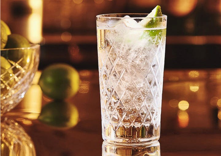 Barwell Cut Crystal Highball Glass £28, Soho Home