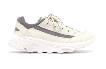 Ganni, Iris chunky-sole leather trainers