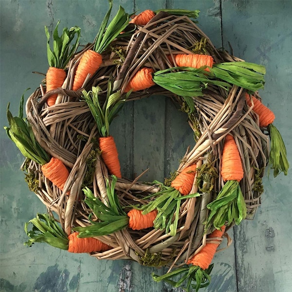Carrot and Twig Easter Wreath £24.99, Amazon