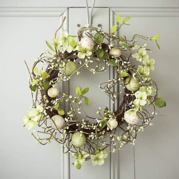 Pale Green Egg Easter Wreath £32, Not On The High Street