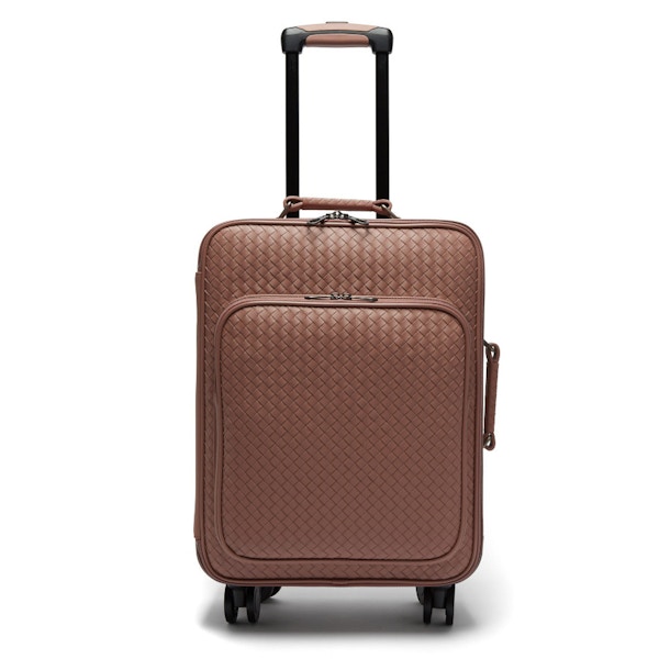 Bottega Veneta, Leather Cabin Suitcase - £3,285 This masterpiece is handmade from Bottega’s signature Intrecciato-woven leather and quite possibly deserves a seat of its own.