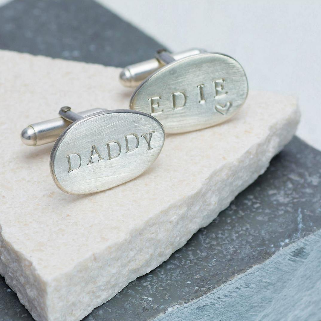 John Lewis Chambers & Beau Personalised Cuffinks - £105