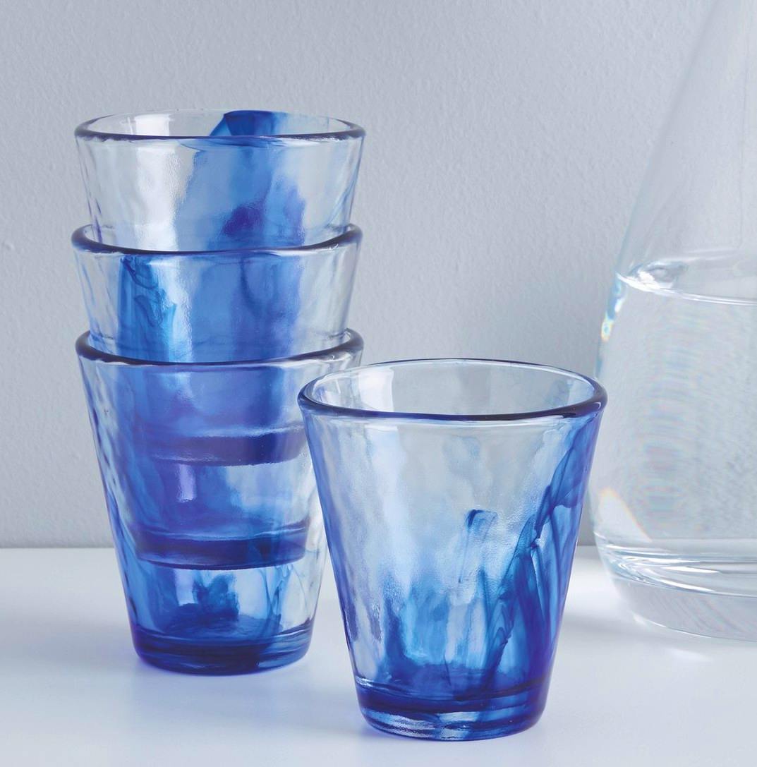 Habitat At £4 a pop, you simply cannot go wrong with these blue swirl tumblers. £4
