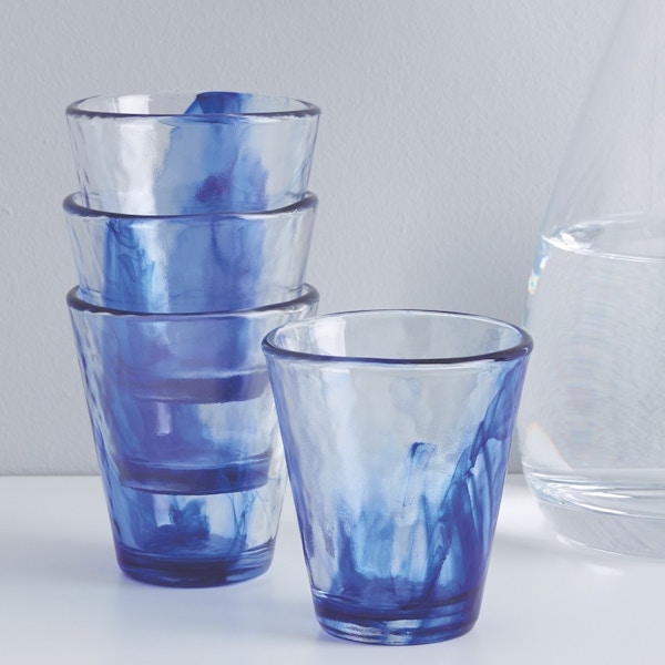 Habitat At £4 a pop, you simply cannot go wrong with these blue swirl tumblers. £4