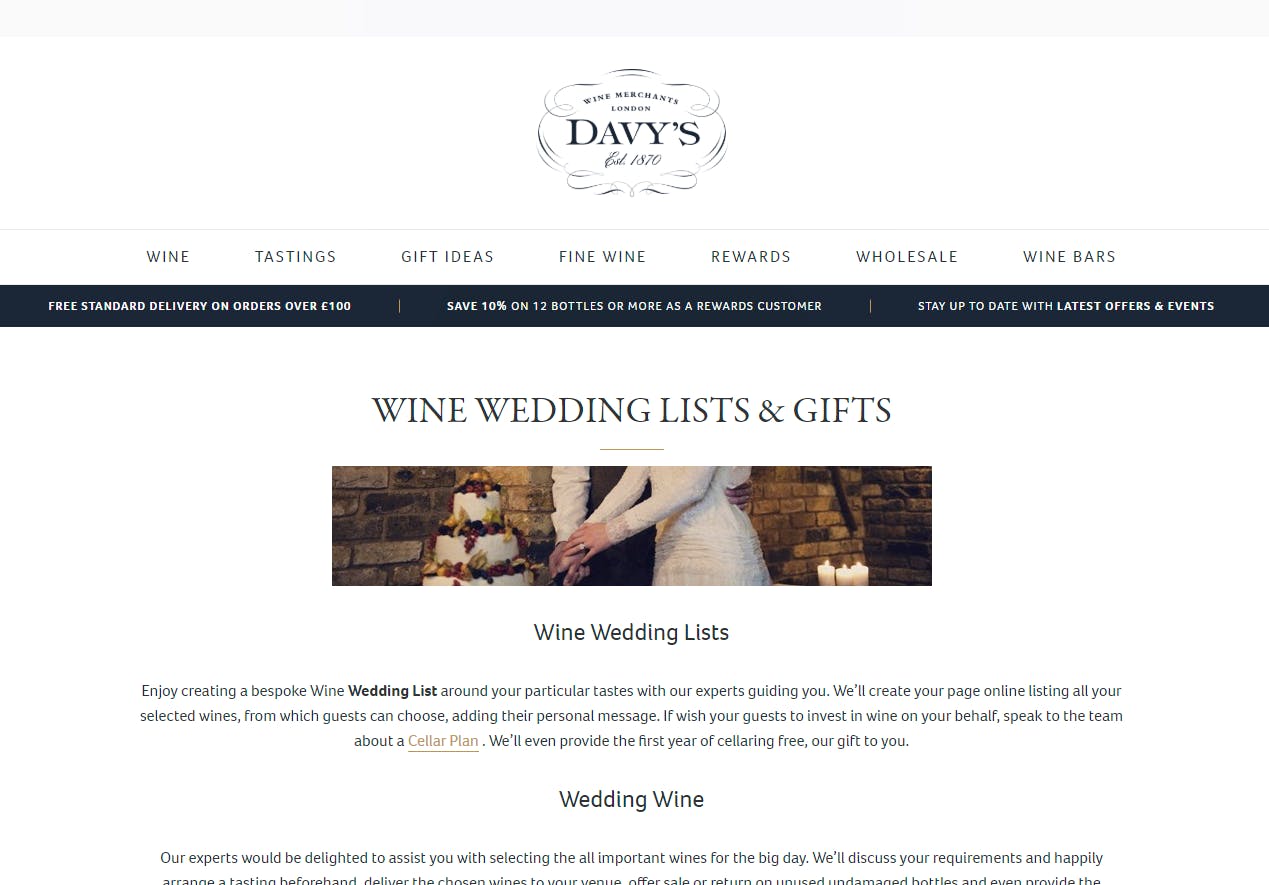 wedding wishlist website