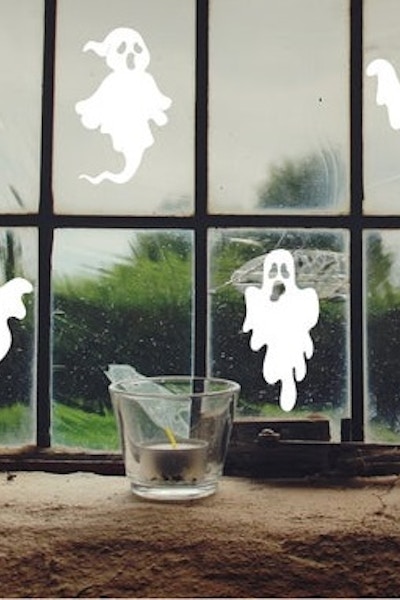 £5.50, Etsy For a quick and easy way to add some Halloween magic to your house, these ghost vinyl stickers fit the bill.