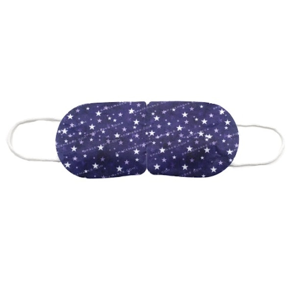 Spacemasks These intergalactic eye masks magically warm up once on and will soothe the weariest of travellers. Bliss. £15 for a box of five.
